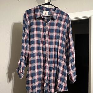 Boho Jane Casual Boutique Plaid Shirt
